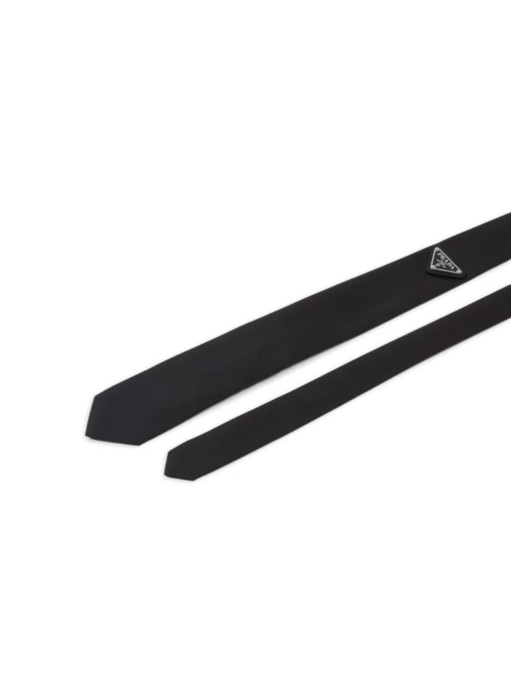 Prada Black Tie💟 Triangle Logo(Gift Box Included) Business Professional 💦 - Picture 8 of 8